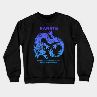 Karate Martial Arts Dragon Crewneck Sweatshirt